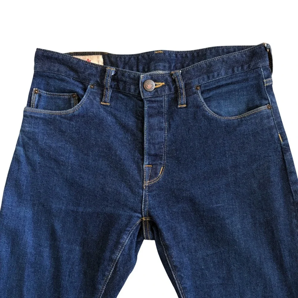 SHOCKOE ATELIER Selvedge Raw Denim Jeans Size 30 x 30 Armstrong Slim Fit USA